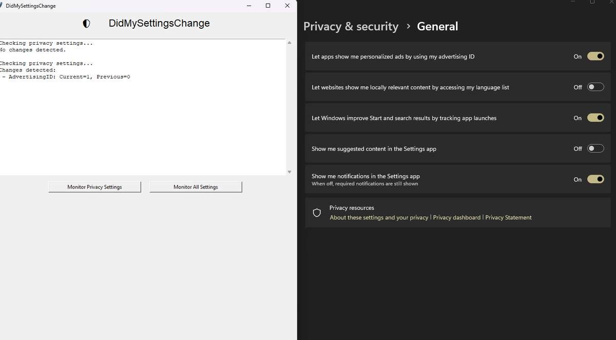 Oh, Microsoft. You sneaky devil. 😈 
DidMySettingsChange v1.0.0.5
A python script that checks to see if your privacy settings got changed without you noticing. 
oldergeeks.com/downloads/file…

#privacy #computing #opensource