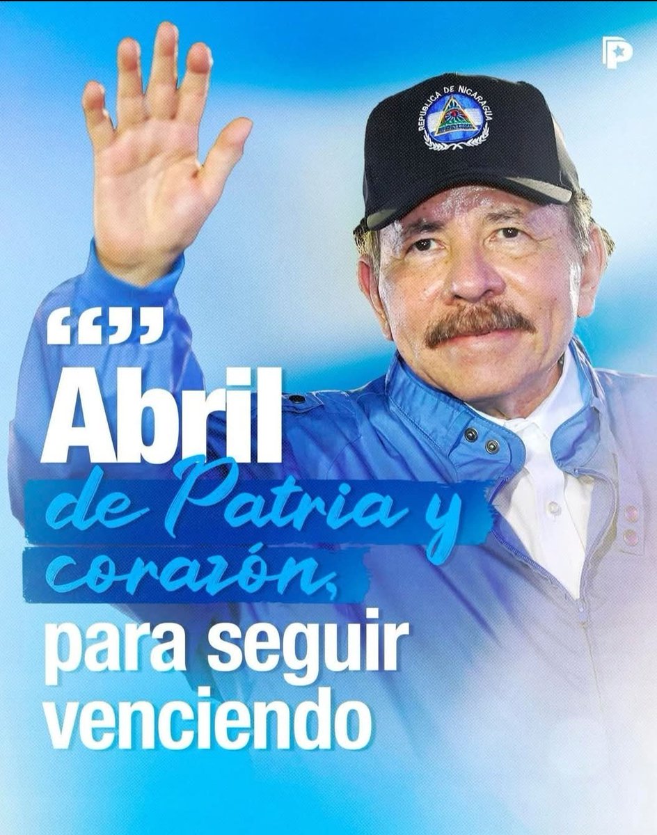 En Abril defendimos la paz con toda la fuerza de un pueblo que vence. En abril el amor fue más fuerte que el odio.
#NoPudieronNiPodrán 
#FSLNAbrilVictorioso 
#PLOMO19 
<a href="/kenys719/">Tito mara</a> 
<a href="/GranSabanaPura/">𝓙𝓸𝓻𝓰𝓮 𝓟𝓪𝓻𝓾𝓽𝓪</a> 
<a href="/BetetaGaby/">Beteta Gaby🇳🇮</a>