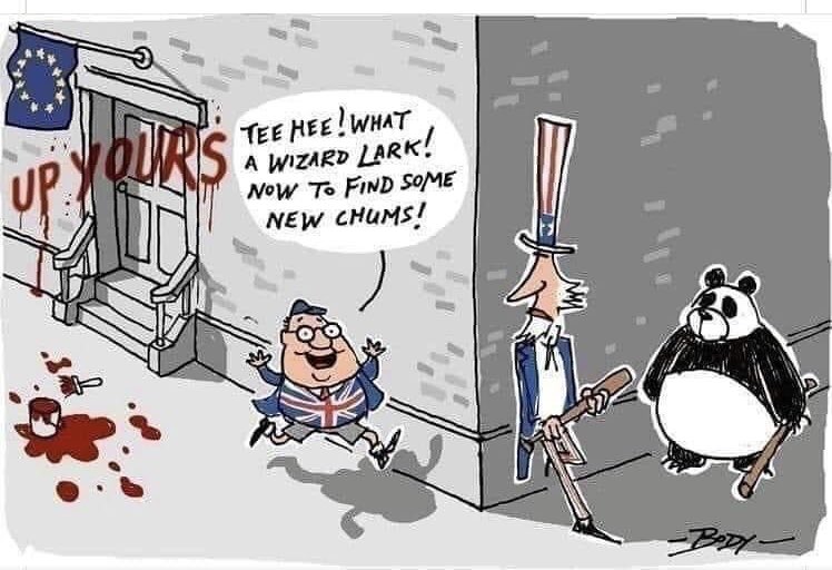 #Brexit #EU #singlemarket 

This cartoon was published in 2020 during the BREXIT campaign …

Someone got it spot on!