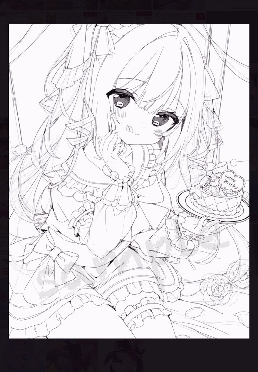 ご依頼イラストラフ💍