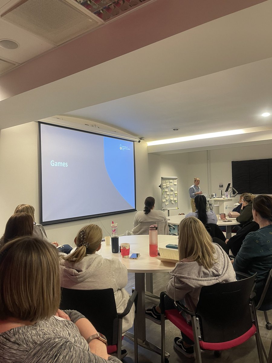 Kirstie130's tweet image. Kicking off the afternoon is a ex colleague &amp;amp; very good friend, the fabulous @gemmalspencer @Uni_Lancashire who has come to present all about TELT and her passion for gamification in Education sharing 'real life' examples that our staff could transfer into their own practice 💙