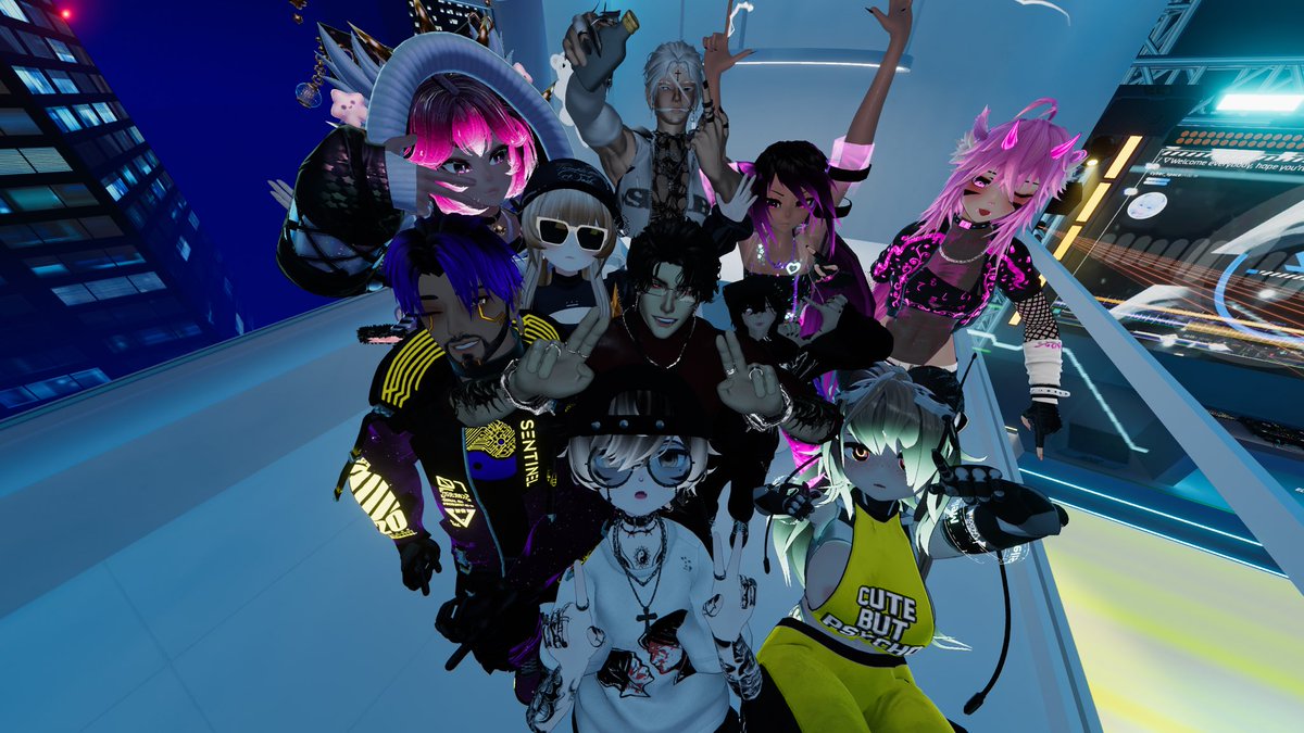 corrupted (@lostinavortex1) on Twitter photo A little group photo of some of the most amazing people of my live, much love for these guys for making life fun and enjoyable >w< second photo from <a href="/TNeongods/">Rexxie Sexxie</a>
#VRChat #VRChatPhotos A little group photo of some of the most amazing people of my live, much love for these guys for making life fun and enjoyable >w< second photo from <a href="/TNeongods/">Rexxie Sexxie</a>
#VRChat #VRChatPhotos