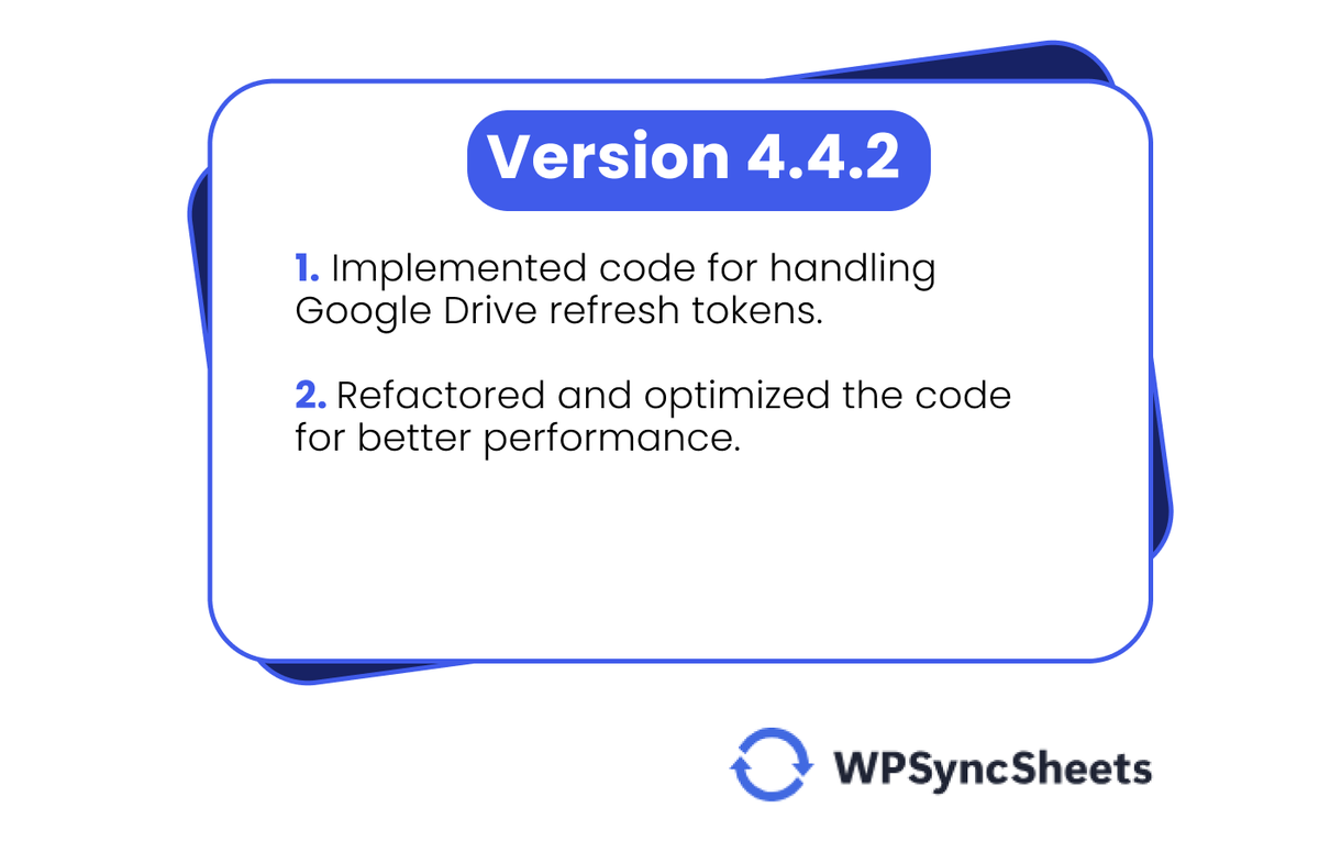 wpsyncsheets's tweet photo. Change logs: WPSyncSheets For Elementor Version - 4.4.2 https://t.co/q5jOrKmXE6…Read more : https://t.co/H7uh3vdH1f… #wpsyncsheets #creativewerkdesigns #wordpress #WPSyncSheetsForElementor https://t.co/K6qKKnajMH