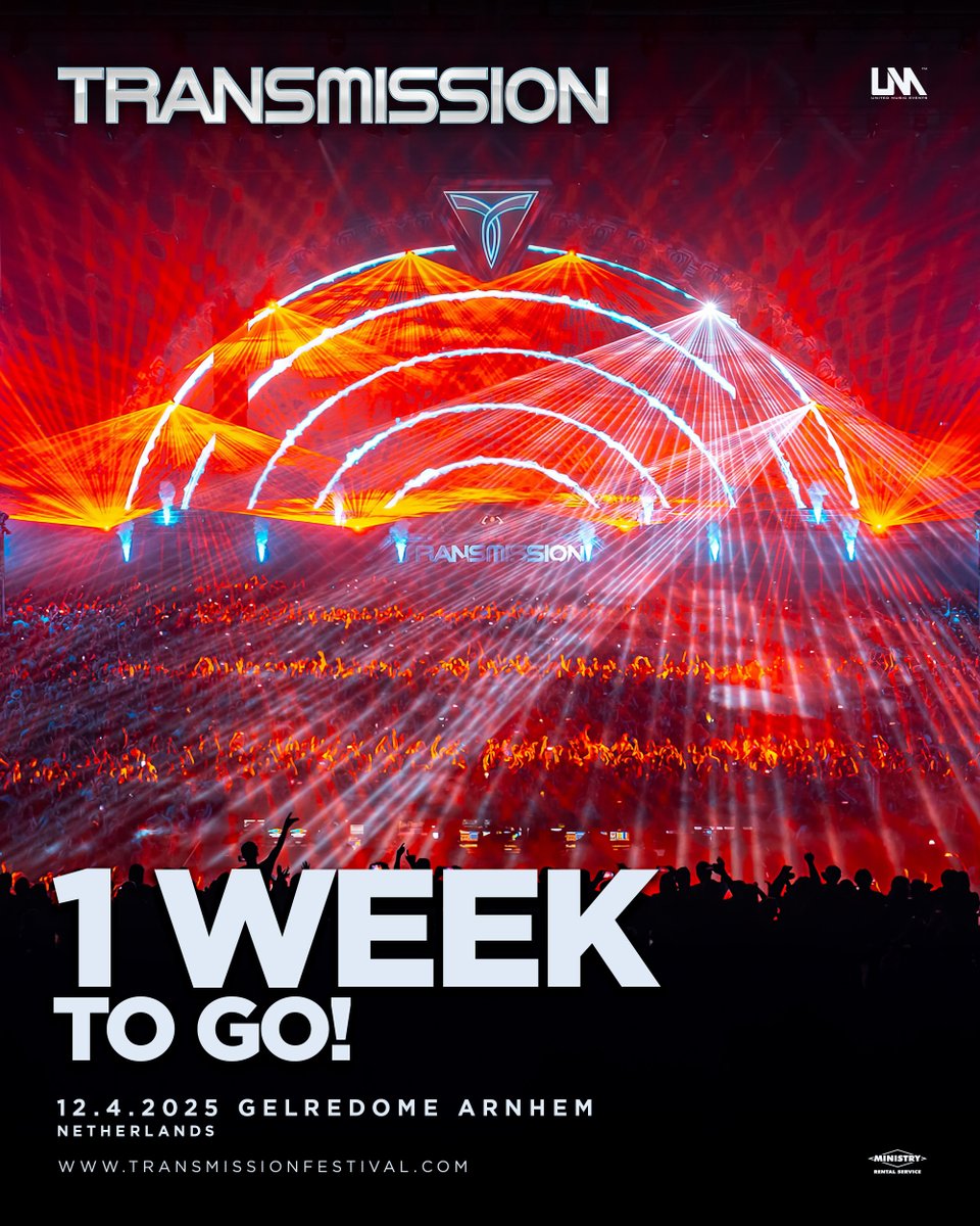 UnitedMusicPRG's tweet photo. One week. โจ
Thatโs 7 days. 168 hours. 10,080 minutes.
Until we enter the Temple of Time. โณ
Get ready to lose yourself in the moment at Transmission Netherlands! ๐ณ๐ฑ
๐ซ Tickets ๐ https://t.co/kefxT5MeDK
#TMNL25 #WeAreOnTheMission #TempleOfTime https://t.co/DBV3nWr40R
