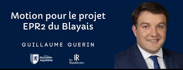 Retrouvez l'intervention de <a href="/GG_Guerin/">Guillaume Guérin</a> sur la motion déposée par le groupe Les Républicains en soutien au projet d'EPR 2 du Blayais : youtu.be/g5ViLLvZ_JU