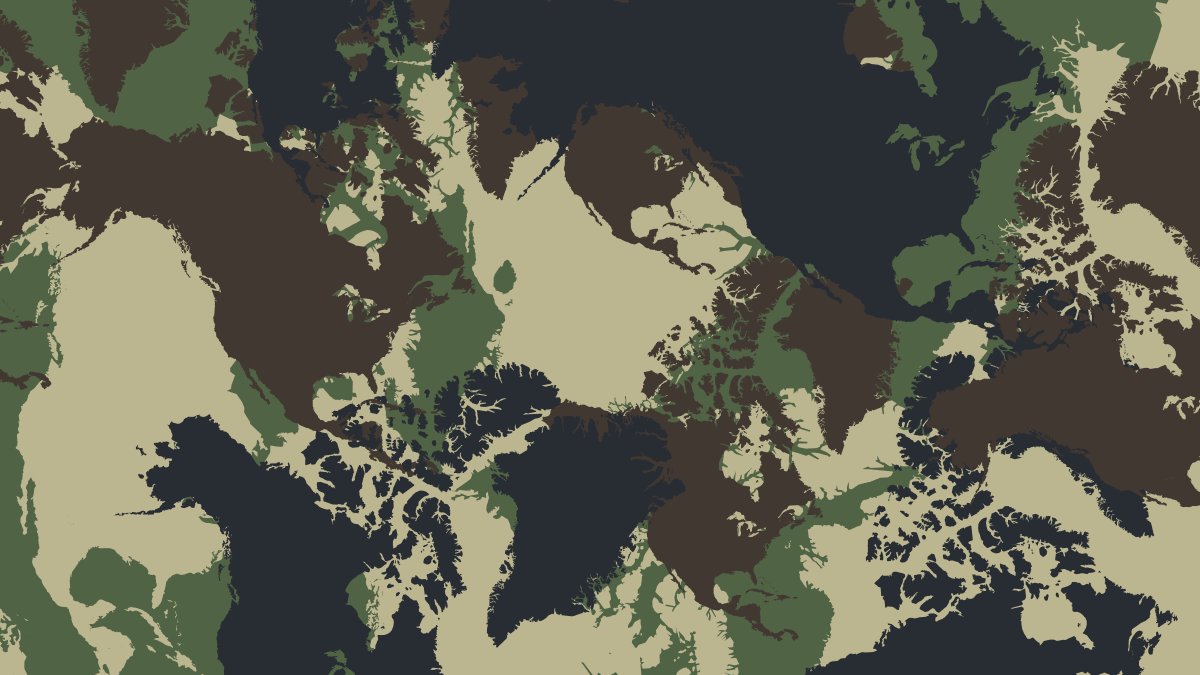 Have you all seen the new camouflage pattern the US Army is going to be using? They really do want Greenland and Canada.
