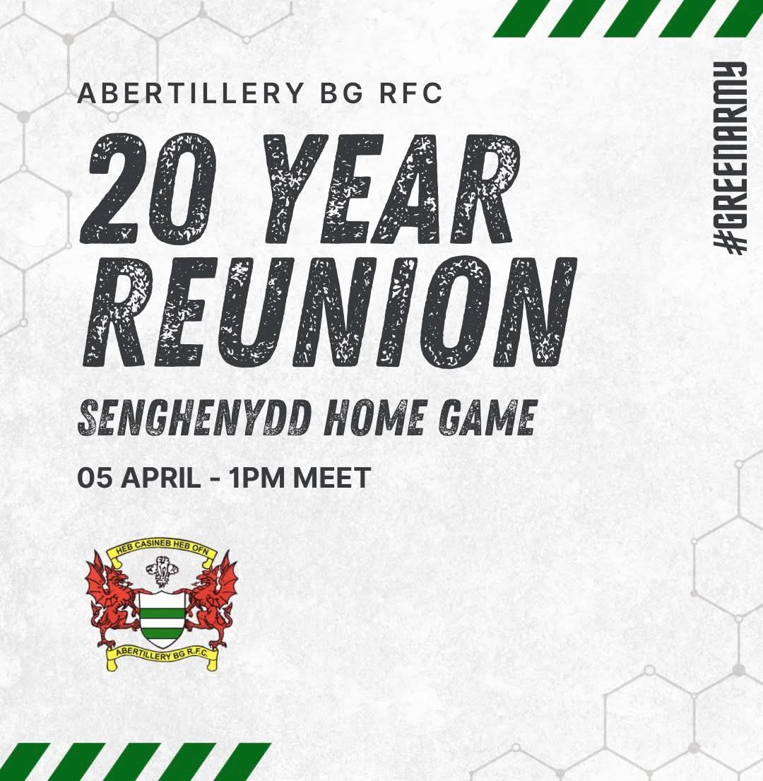Played for <a href="/Abertillery_BG/">Abertillery BG RFC</a> ?

See you at 1pm Saturday 👍🏻