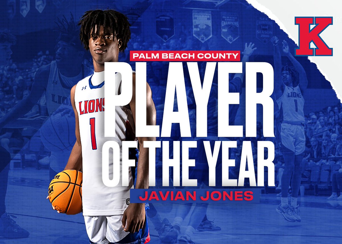 The King’s Academy Athletic Dept. (@tkalions) on Twitter photo Congratulations to Javian Jones, the Sun Sentinel’s Palm Beach County (4A-1A) player of the year! #tkahoops 🏀
<a href="/JavianJones8/">Javian Jones</a> <a href="/SunSentinel/">South Florida Sun Sentinel</a> <a href="/PBCBBallForum/">#PBCHOOPS</a> <a href="/EraPrep/">New Era Prep</a> <a href="/TKAWPB/">The King's Academy</a> Congratulations to Javian Jones, the Sun Sentinel’s Palm Beach County (4A-1A) player of the year! #tkahoops 🏀
<a href="/JavianJones8/">Javian Jones</a> <a href="/SunSentinel/">South Florida Sun Sentinel</a> <a href="/PBCBBallForum/">#PBCHOOPS</a> <a href="/EraPrep/">New Era Prep</a> <a href="/TKAWPB/">The King's Academy</a>