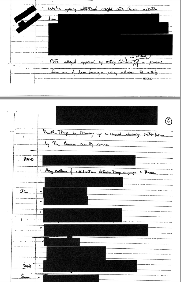 RealSLokhova's tweet image. The plot against Trump: Brennan (CIA dir) notes, Aug 3, 2016
He tells Obama about "approval by Hillary Clinton on 26 July of a proposal from one of her foreign policy advisers to vilify Donald Trump by stirring up a scandal claiming interference by the Russian security services”