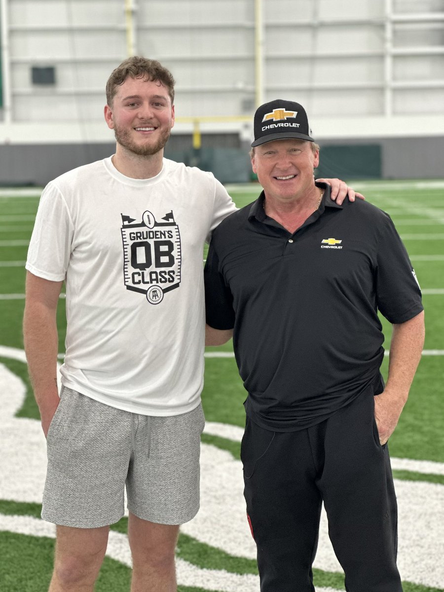 And that’s a wrap on Season 1 of ‘Gruden’s QB Class’ with our 6th episode featuring Texas QB Quinn Ewers.

Talk about arm talent, that ball went wherever he wanted on a dime every time! Great kid, he’s got a bright future ahead!