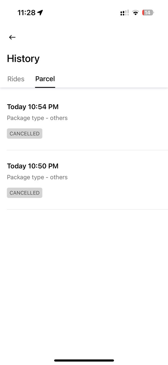 Sid6gupta's tweet photo. I had booked parcel pick up on 01/04/25 paid twice INR 101&amp;108 and got cancelled as I didn't get any delivery partner nearby. Tried reaching out to support regarding the cancellation refund but couldn't find support regarding the "OLA Parcel" on the app @ola_supports https://t.co/TjpRIl4tWi