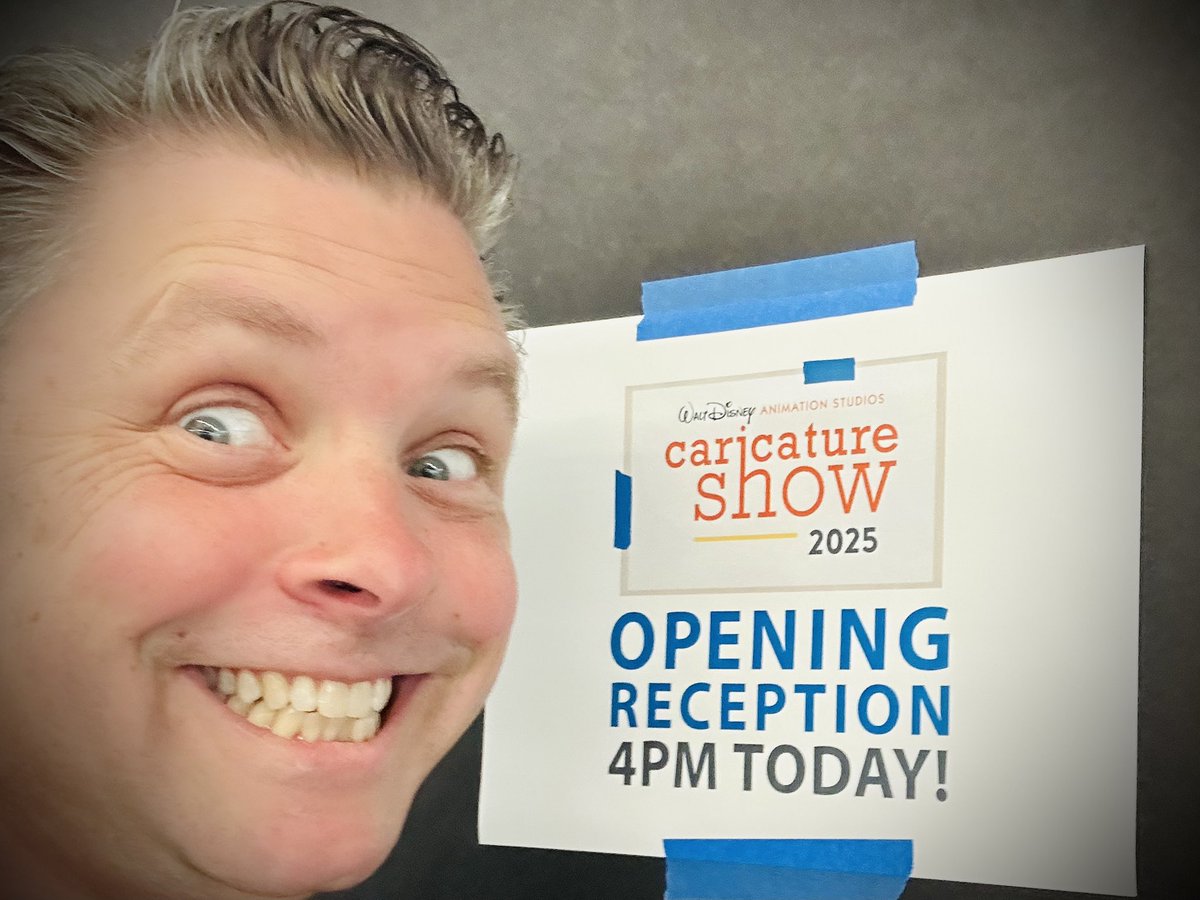 Sooooo clooooose!!! I can’t wait. 
<a href="/DisneyAnimation/">Disney Animation</a> #CaricatureShow
<a href="/DisneyAnimators/">Disney Animators</a>