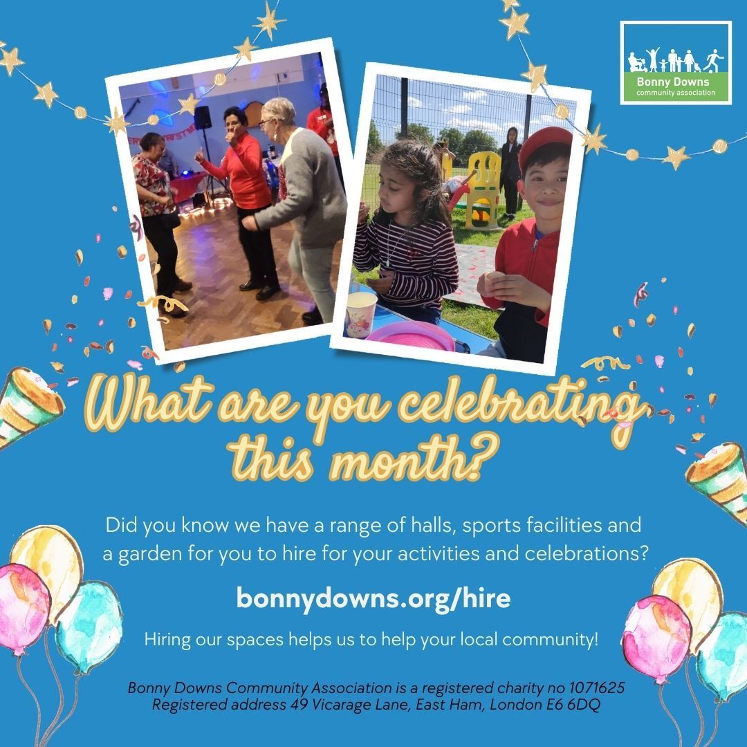 This month's celebrations include Easter, Passover, St George's Day, Shakespeare Day! Want to hire a hall for your celebrations? We have indoor and outdoor spaces - learn more:  here bonnydowns.org/hire/