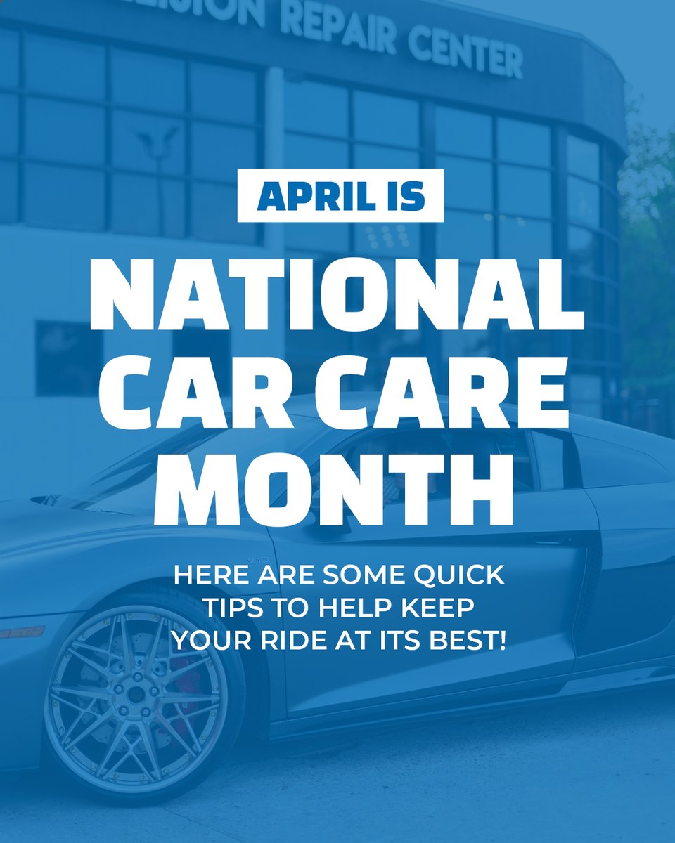 WorkInCollision's tweet image. 🚙 ☑️ National Car Care Month is the perfect time to give your ride some attention. Regular maintenance can keep things running smooth and save you trouble in the long run. Better yet, it helps to keep your car safe on the road for more confidence behind the wheel.🤘#CarCareMonth