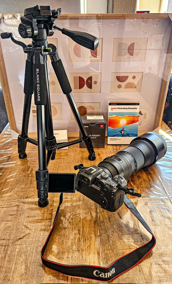 dinobreezy's tweet image. I finally got my new camera gear together 🙏🏻😁 The @Canon EOS R7 Camera with #Sigma 150-600mm lens, a new Tripod, Software, and more 📸

#happy #newgear #photography #hobby #GoodVibes