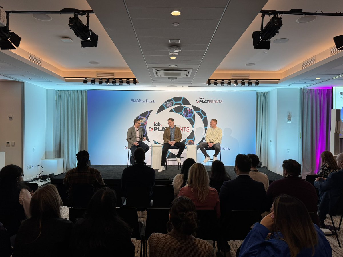 “GenZ is not consuming traditional media,” says Paul Chenier (@Playwire) on the #IABPlayFronts stage with <a href="/petebasgen/">Mr. Pete</a> (<a href="/WavemakerGlobal/">Wavemaker Global</a>) &amp; Matthew Benson (<a href="/eFuse/">eFuse</a>) as they deconstruct how emerging media channels are fundamentally reshaping audience engagement patterns.