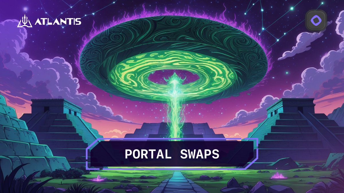 AtlantisDEX_xyz's tweet image. The past is the future. ⌛

Portal Swaps are back, shaking up modern DeFi as we know it. 🚀

🟪 app.atlantisdex.xyz/cross-chain-sw…

Move assets seamlessly between blockchains with ease.