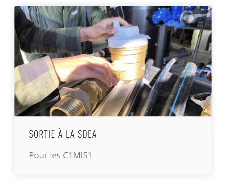 Sortie avec les C1MIS1 du <a href="/LeCorbusier67/">lycée Le Corbusier</a> au centre de formation de la SDEA 🙌
(Syndicat des Eaux et de l’Assainissement Alsace-Moselle) à Val de Moder📲 lyceelecorbusier.eu/projets/?p=9282