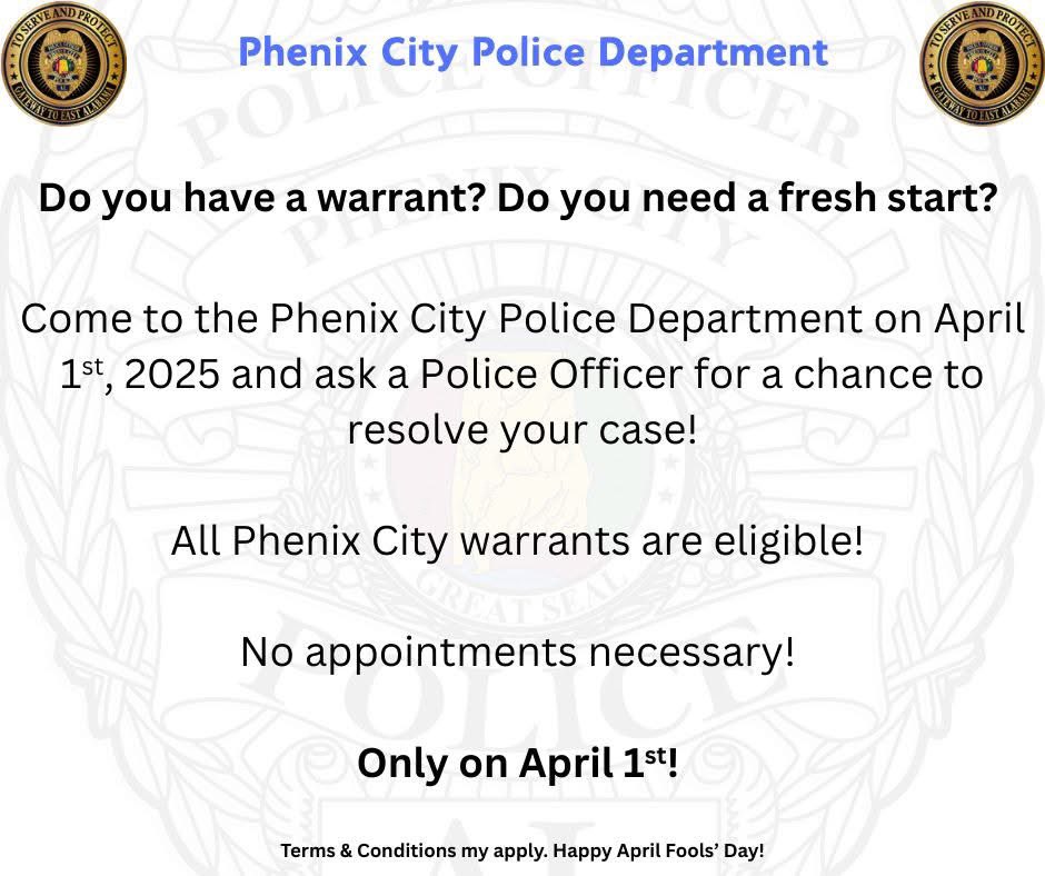 CoachSmook's tweet image. Only in my city 🤦🏾🤣 ..  #aprilfoolsfun #PhenixCityAL