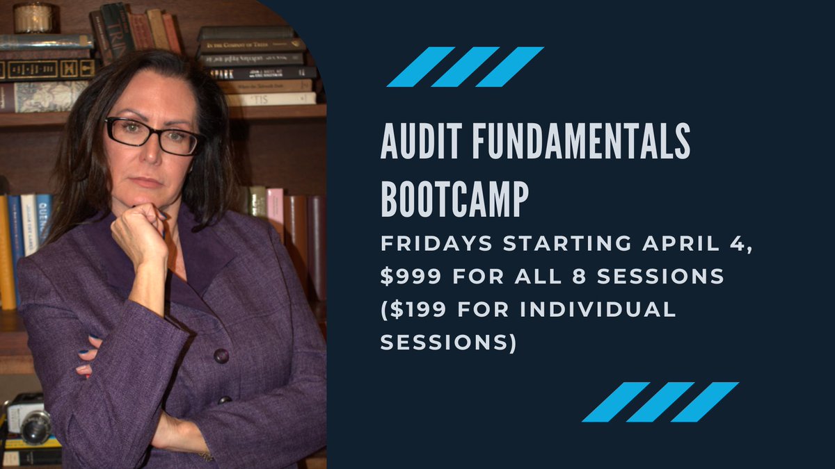 Verracy's tweet photo. Our Audit Fundamentals Bootcamp is BACK, starting April 4, 2025. Get more information and register here: https://t.co/YxA5N1sQqF

 #ContinuingEducation #FinancialAudit #AccountingEducation #CPAExamPrep #CareerGrowth #AuditTraining #FinanceTraining https://t.co/aGnPzRhnAO
