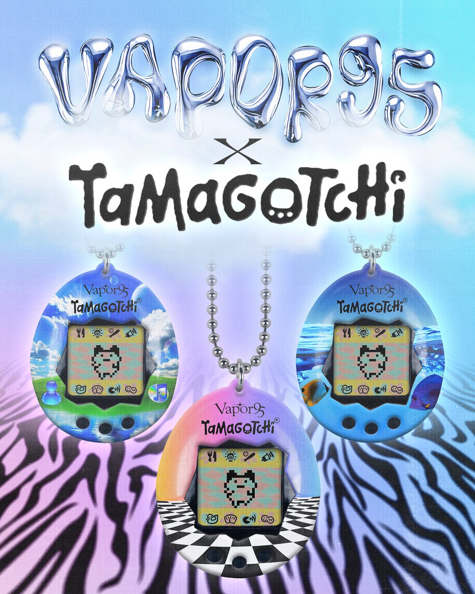 VaporFashion's tweet image. VAPOR95 X TAMAGOTCHI❤️
APRIL FOOLS!
Although we don't have an actual collab with @Tamagotchi_US (yet) there is a hidden Vapor95 Tamagotchi somewhere on Vapor95.com!
Find it and add it to your cart to get 30% off any other item in your cart!
