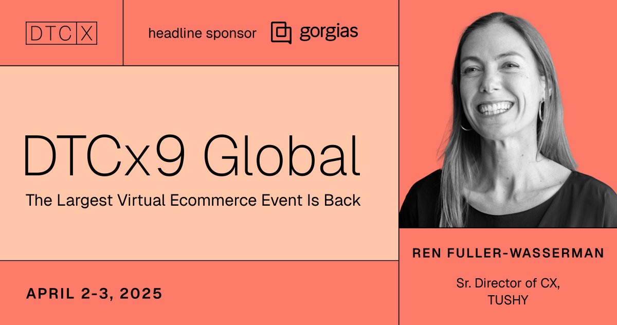 Excited to share more about <a href="/hellotushy/">TUSHY Bidet</a>'s journey with AI and how it's impacted our CX. Join my session tomorrow at 10am EST to hear how we've unlocked an 81% higher chat conversion rate for AI Agent for Sales👊
🔗 dtcx.events/dtcx9global
#DTCx9 #eCommerce #AI #CustomerExperience