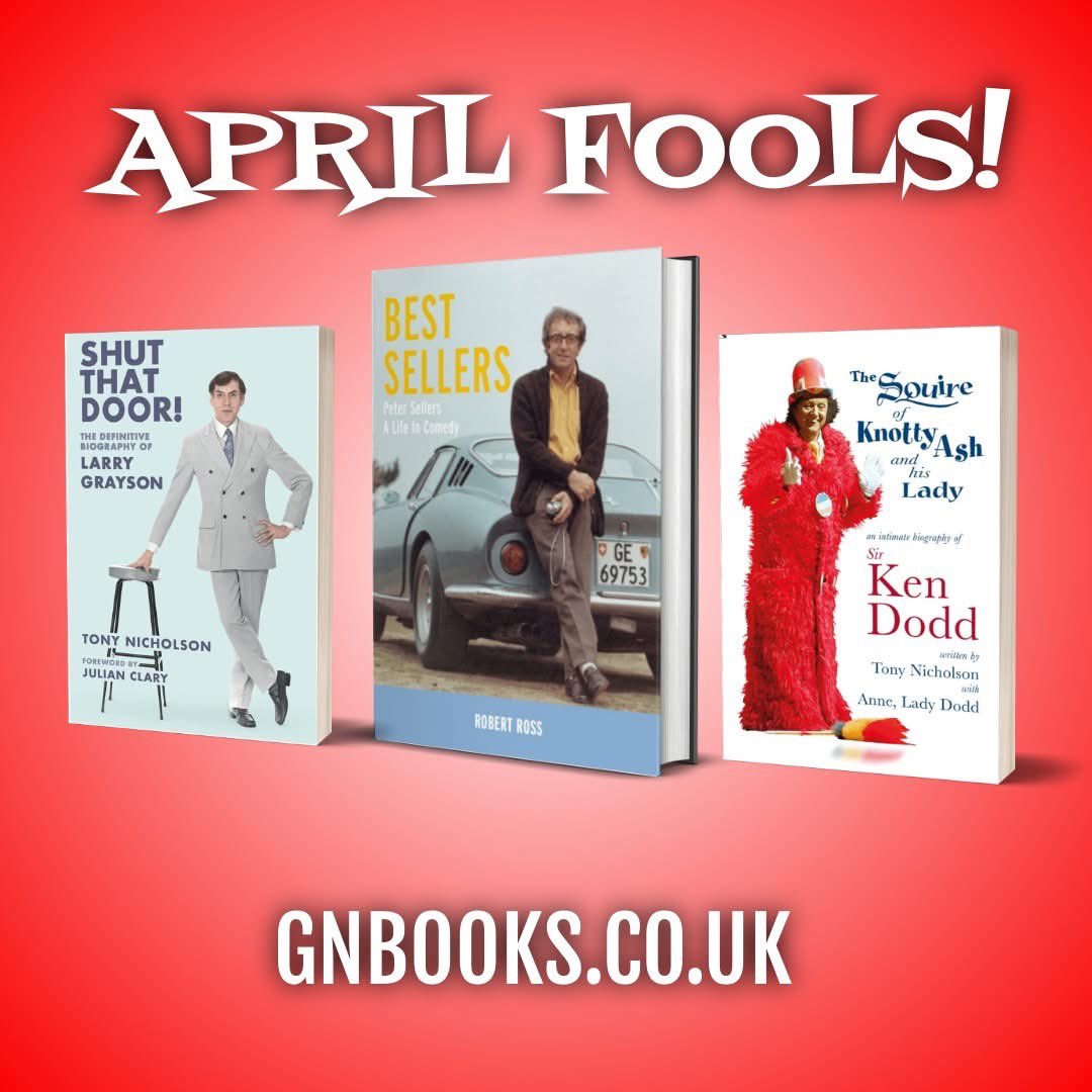 🤡 To Celebrate #AprilFools we are offering a discount of 20% off our Great Northern Fools Collection of Larry Grayson, Peter Sellers and Sir Ken Dodd! 

*Use the code: eas25 to get your discount* 

#comedy #ComedyLegends #fools #books #biography