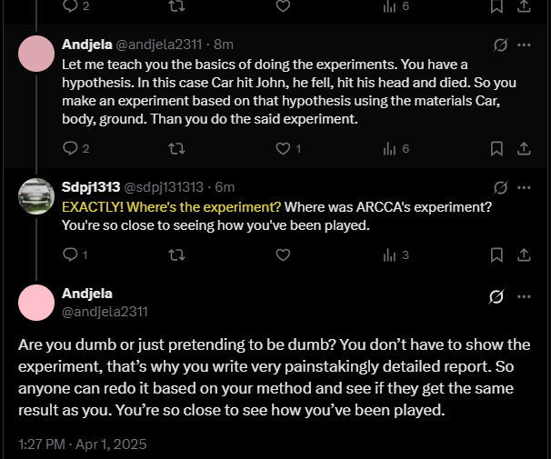 sdpj131313's tweet image. Karen Read sycophants are so predictable at this point. They claim &quot;science&amp;amp;physics&quot; prove John wasnt hit by Karen, just don&apos;t ask them to show the science &amp;amp; physics that they&apos;re referencing.