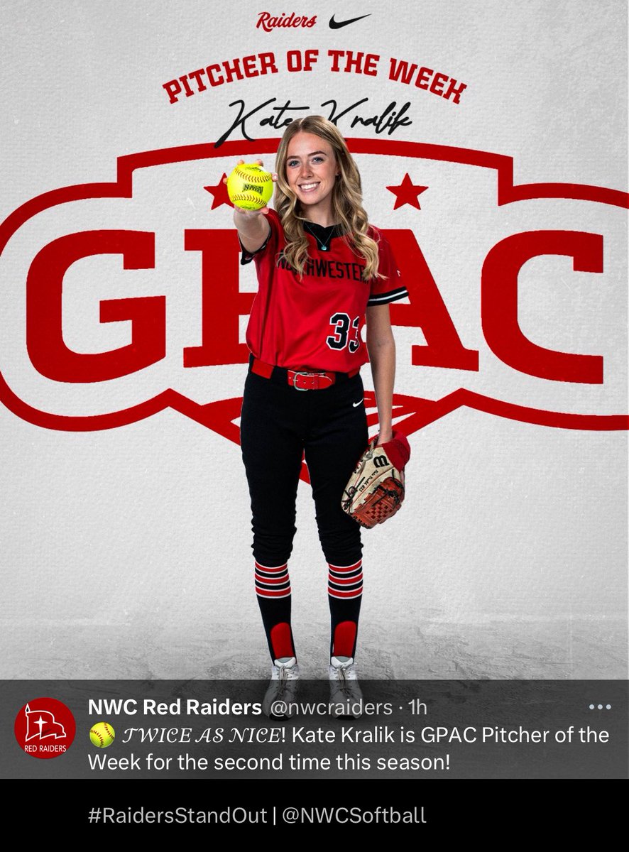Pat Sinnema (@patsinnema) on Twitter photo #PitcherU βΌοΈ π₯
<a href="/nwcraiders/">NWC Red Raiders</a>
<a href="/NWC_Baseball/">Northwestern Baseball</a>
<a href="/NWCSoftball/">Northwestern College Softball π₯</a> #PitcherU βΌοΈ π₯
<a href="/nwcraiders/">NWC Red Raiders</a>
<a href="/NWC_Baseball/">Northwestern Baseball</a>
<a href="/NWCSoftball/">Northwestern College Softball π₯</a>