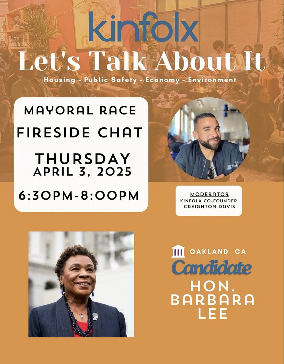 Victory4Oakland's tweet photo. 2 weeks left to vote in the Oakland special election to choose a new Mayor, D2 Councilmember, and vote on tax Measure A. Check out this week’s candidate forums and a ballot party
📫 Return mail ballots by April 15
✅ Early vote centers open April 5
#VictoryforOakland #Oakland https://t.co/Hnz8mmzpNa