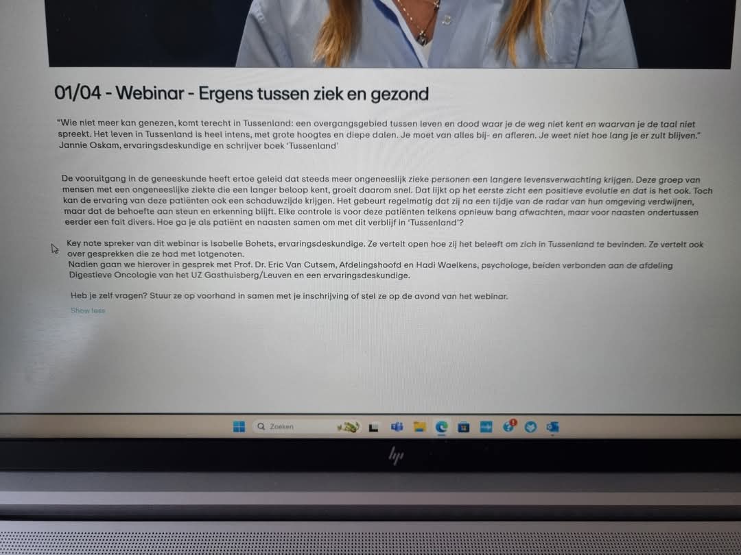 Tussenland, voor velen onbekend. Voor ons al geruime tijd waar we ons bevinden. #palliatief #mantelzorg