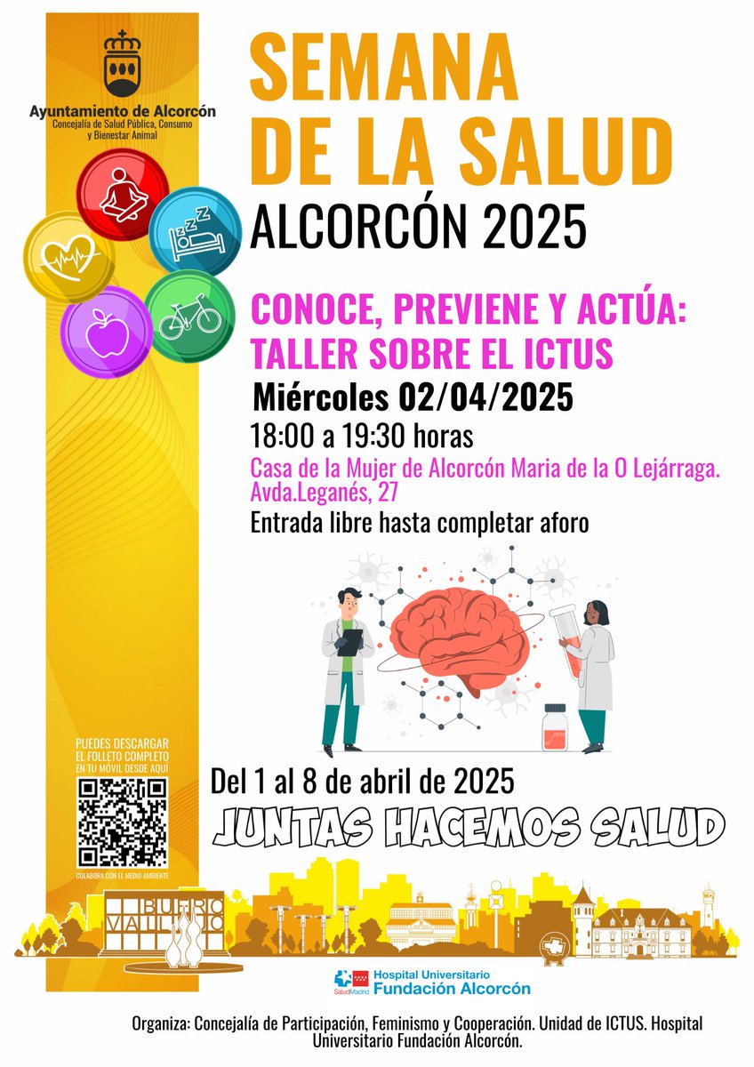 - Taller de #bienestar para #niñ<a href="/s/">『S』</a>: #scrapbook emocional.

- Taller sobre el #ictus.