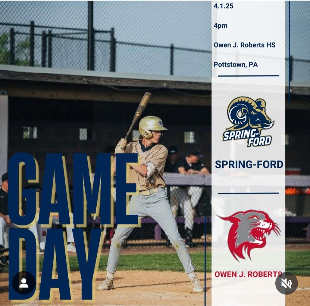 Spring-Ford Boosters (@sfordboosters) on Twitter photo Yesterday's game is on for today! Head to OJR to see the SF bats swinging this afternoon. <a href="/SFRamsBaseball/">Spring-Ford Baseball</a> Yesterday's game is on for today! Head to OJR to see the SF bats swinging this afternoon. <a href="/SFRamsBaseball/">Spring-Ford Baseball</a>
