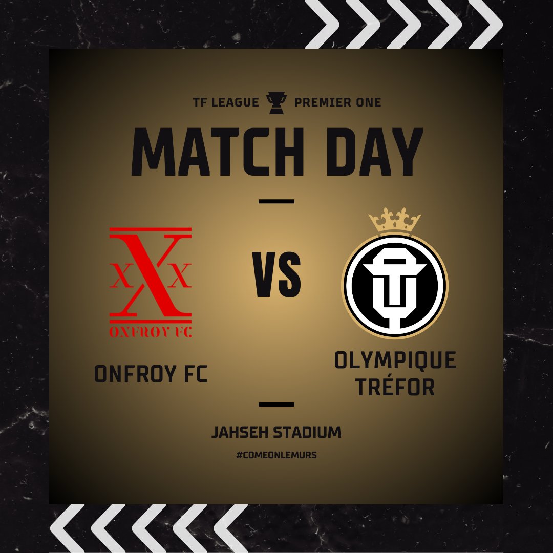 Olympique Tréfor (@olympiquetrefor) on Twitter photo We are back !
De nouveau sur le pelouse, et en semaine !
Nous nous déplaçons sur le terrain d'<a href="/OnfroyFC_Off/">Onfroy Football Club</a> pour la J11 !
#OFCOT
#ComeOnLemurs We are back !
De nouveau sur le pelouse, et en semaine !
Nous nous déplaçons sur le terrain d'<a href="/OnfroyFC_Off/">Onfroy Football Club</a> pour la J11 !
#OFCOT
#ComeOnLemurs