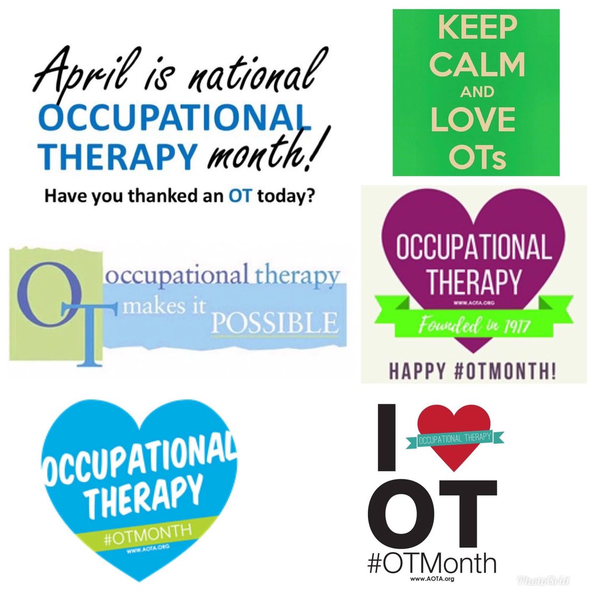 April is National OT Month! Happy #OTmonth to All my fellow Occupational Therapy Practitioners here &amp; abroad! #occupationaltherapy #OT