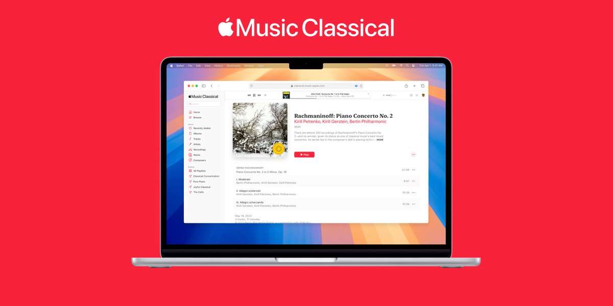 Berliner Philharmoniker (@berlinphil) on Twitter photo 🎹 Celebrate Rachmaninoff's birthday with his beloved Piano Concerto No. 2! Enjoy <a href="/kirillgerstein/">Kirill Gerstein</a> and Kirill Petrenko's acclaimed performance - now with over 1 million streams on <a href="/AppleClassical/">Apple Music Classical</a> and newly available on web! classical.music.apple.com/album/16864542… 🎹 Celebrate Rachmaninoff's birthday with his beloved Piano Concerto No. 2! Enjoy <a href="/kirillgerstein/">Kirill Gerstein</a> and Kirill Petrenko's acclaimed performance - now with over 1 million streams on <a href="/AppleClassical/">Apple Music Classical</a> and newly available on web! classical.music.apple.com/album/16864542…