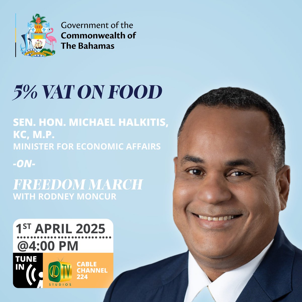 Tune in as Senator the Hon. Michael Halkitis, Minister of Economic Affairs, takes a deep dive into the VAT rate reduction that takes effect today, April 1, 2025.