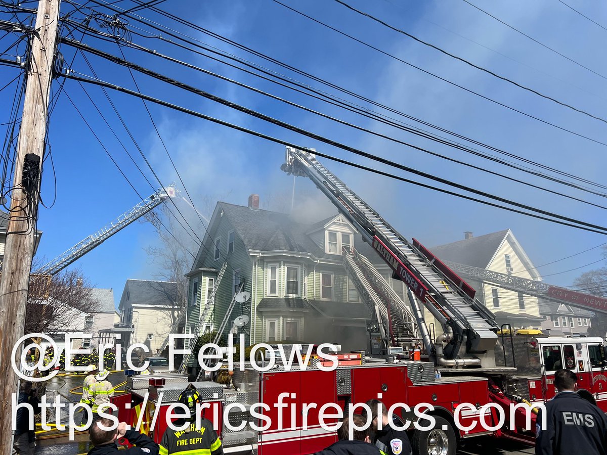 Update from the 4th Alarm in Waltham, Mass.  <a href="/ctfirephoto/">CT Fire Photo</a> <a href="/NFirenews/">Northeast Firenews</a>