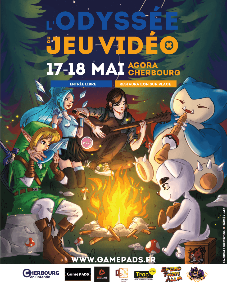 🎮 L'#ODJV revient en 2025 🔥
📅 17-18 mai
📍 Agora <a href="/VilleCherbourg/">Ville de Cherbourg-en-Cotentin</a>
🎵 Une édition placée sous le signe de la musique !
Gaming, tournois, et une ambiance unique autour des plus belles musiques du #jeuvideo 🎸
🔔 Rejoignez l'event &amp; invitez vos amis fb.me/e/2RYglaoIy