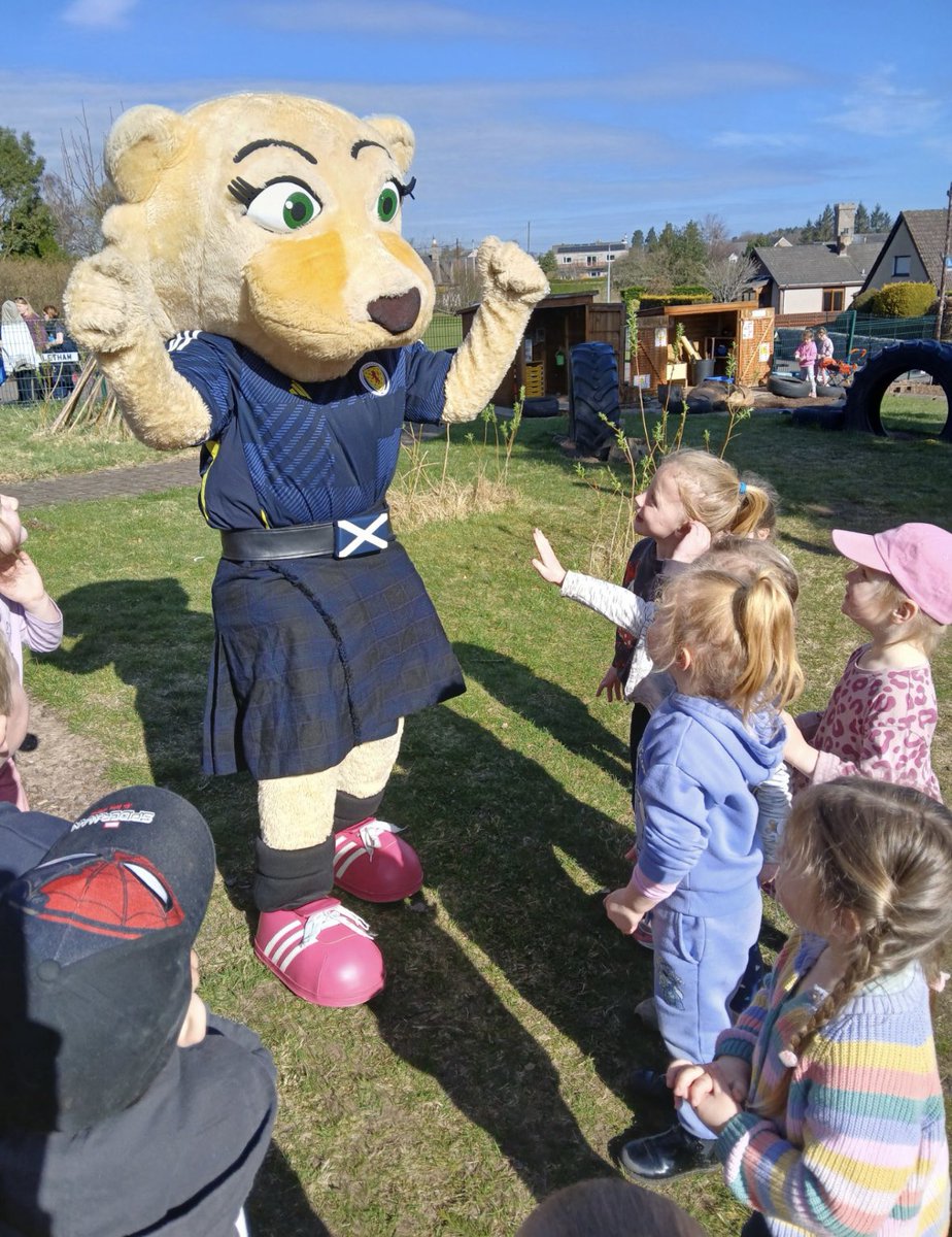 Letham Primary Angus (@lethamps) on Twitter photo Bonnie the Lion also visited the children in our ELCC today! What an exciting visitor to come and join our outdoor play! <a href="/ScottishFA/">Scottish FA</a> Bonnie the Lion also visited the children in our ELCC today! What an exciting visitor to come and join our outdoor play! <a href="/ScottishFA/">Scottish FA</a>