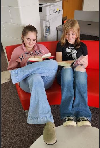 Got caught reading...