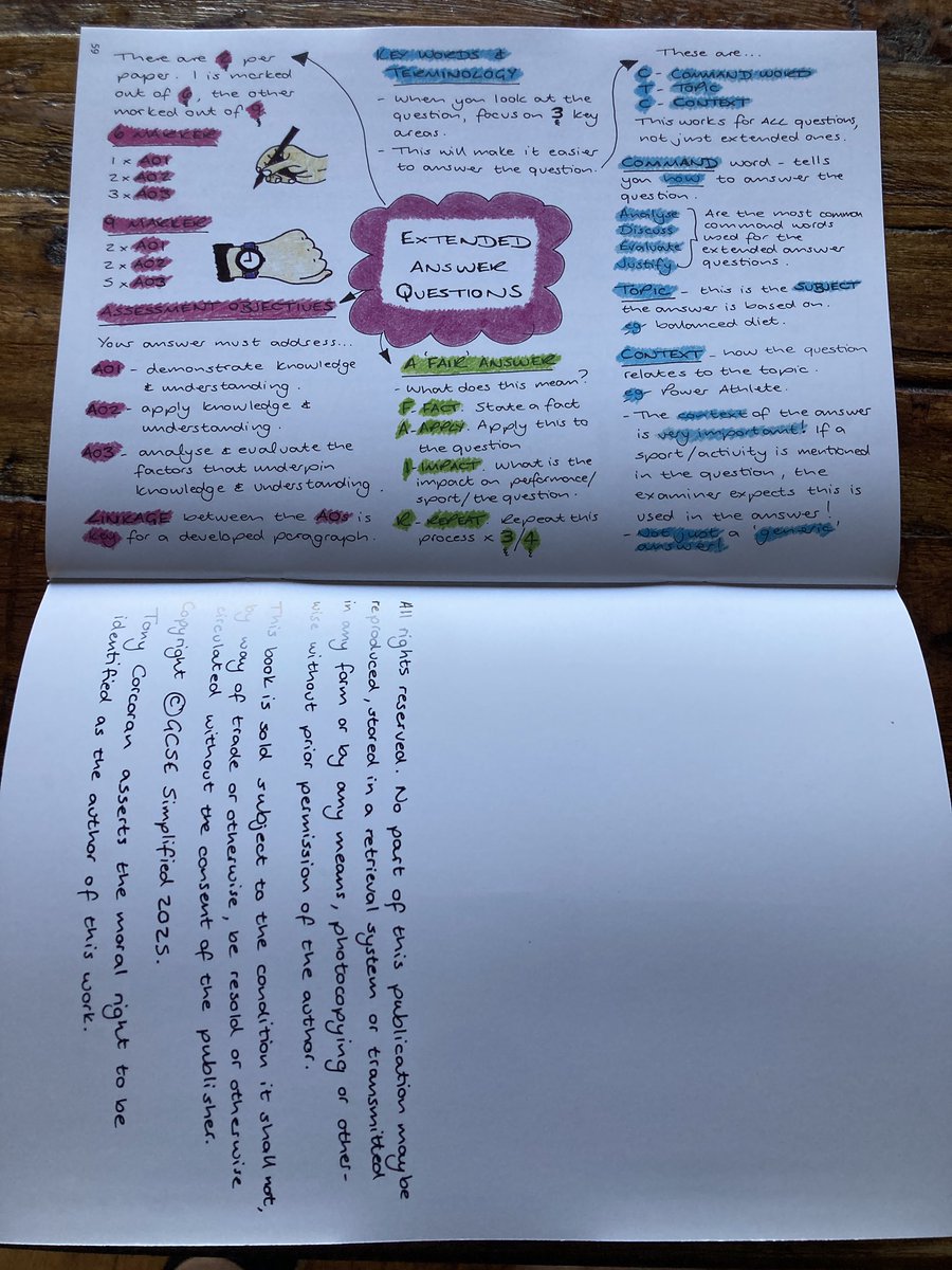 The updated #AQAPE #GCSEPE books arrived this morning. 

- Feedback and guidance now have a page each
- A page on extended writing structures 
- 6 pages of question grids, giving a total of 142 new questions

Available now! 

#GCSEsimplified