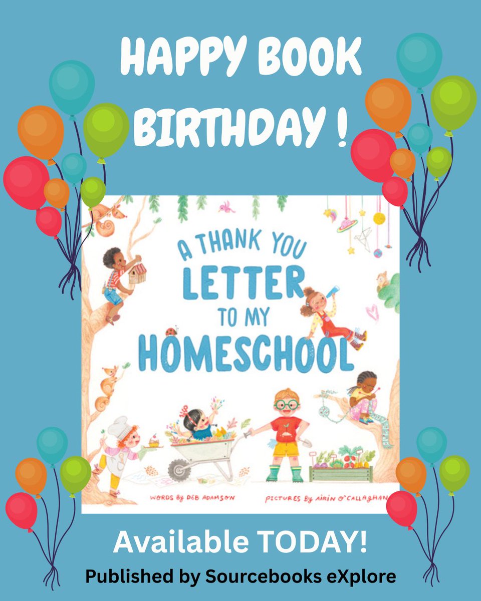 Deb Adamson (@debadamsonbooks) on Twitter photo TODAY IS PUB DAY! Please share this post so homeschool families and anyone considering the lifestyle can check it out. Itās a love letter to the lifestyle! Makes a great gift.š©µš©µš©µš©µAdorably illustrated by Airin OāCallaghan and published by <a href="/SourcebooksKids/">Sourcebooks Kids</a> #homeschool #library TODAY IS PUB DAY! Please share this post so homeschool families and anyone considering the lifestyle can check it out. Itās a love letter to the lifestyle! Makes a great gift.š©µš©µš©µš©µAdorably illustrated by Airin OāCallaghan and published by <a href="/SourcebooksKids/">Sourcebooks Kids</a> #homeschool #library