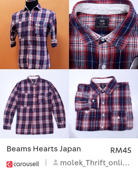 Molekbundle2's tweet photo. Check out 'Beams Hearts Japan', available at RM45 on #Carousell: https://t.co/VCONSHkTxi https://t.co/epqBpSdb2K