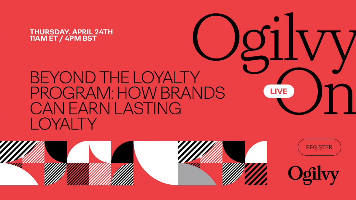 Stop thinking of loyalty as just points &amp; rewards! Ogilvy One's new research reveals 4 dimensions of true loyalty: Principle, Potential, Culture, &amp; Community. Learn how to build lasting brand love in the next #OgilvyOn Live!

 Register now: okt.to/TNpcWR