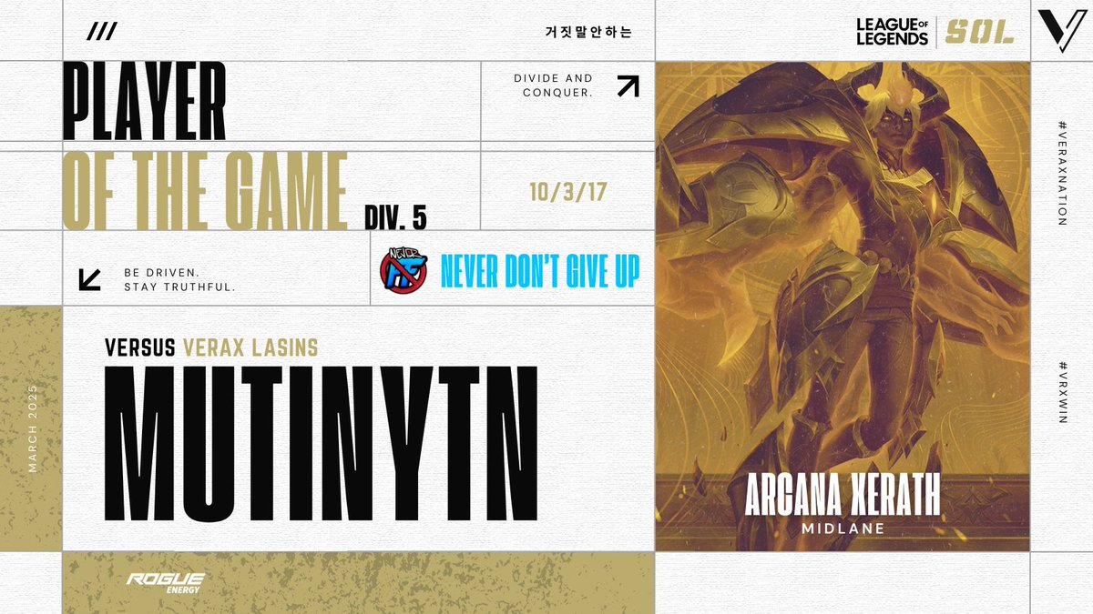 With the first game of the series done, MutinyTN wins the first POG by vote! Congratulations and GGWP!

#SOLS10 #SOL25