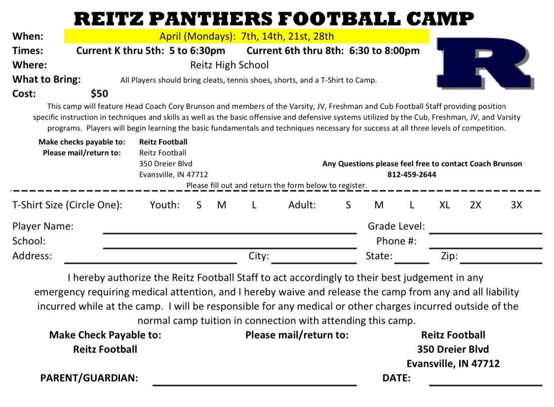 Reitz Football tweet media