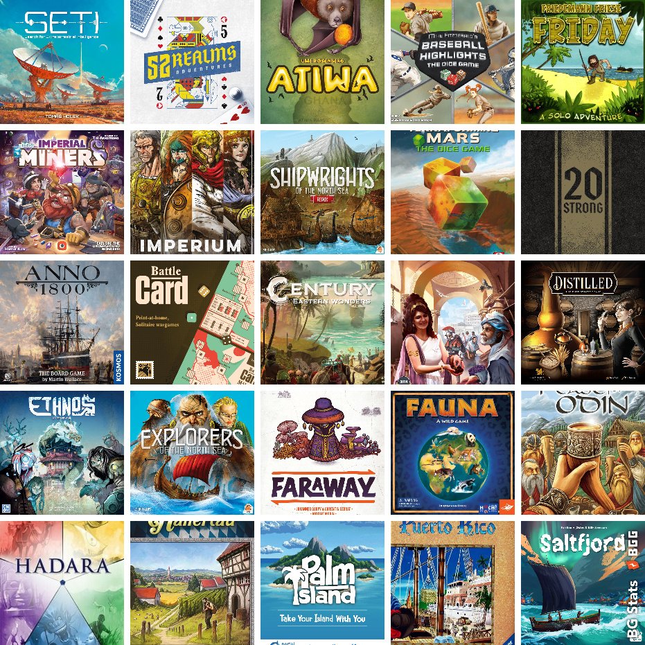 BoardGameMike's tweet image. My IRL plays in  march. #bgstats