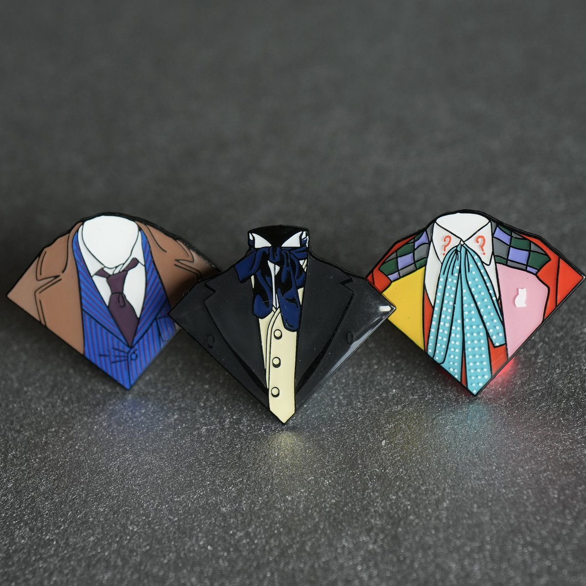 🚨new pins🚨

Four new designs to celebrate £40,000 having been donated to <a href="/aktcharity/">akt</a>. 

My first new designs in over a year! All profit goes to help homeless lgbtq+ people  jamiebgall.co.uk/shop