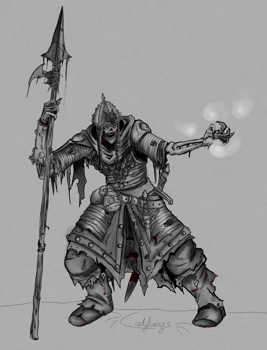 “Undead Soldier”

I finished nr. 1 of the characters in the Max Dunbar course ☺️💪🏻
took a while, but here we are ✨

#DigitalArtist #skeleton #art #noaiart #undead #dndartist #characterart